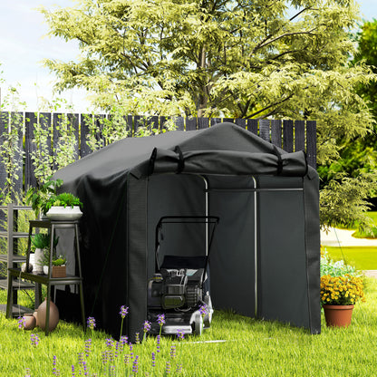 Garagecaravanhoes – Opbergtent – Beschermhoes – Stallingstent – Afdekhoes – Waterdicht – UV-bestendig – 220x157x165 cm – Met Ritsdeur