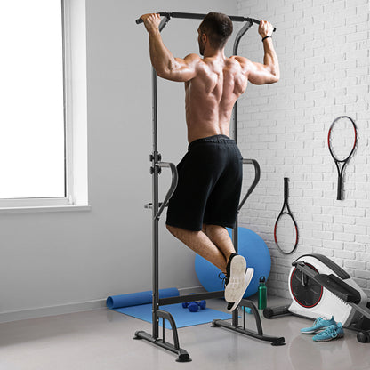 Pull-up Rek – Optrekstang – Workout Station – Roman Stoel – Dipstation – Verstelbare Hoogte – Stabiele Metalen Constructie Tot 120 kg