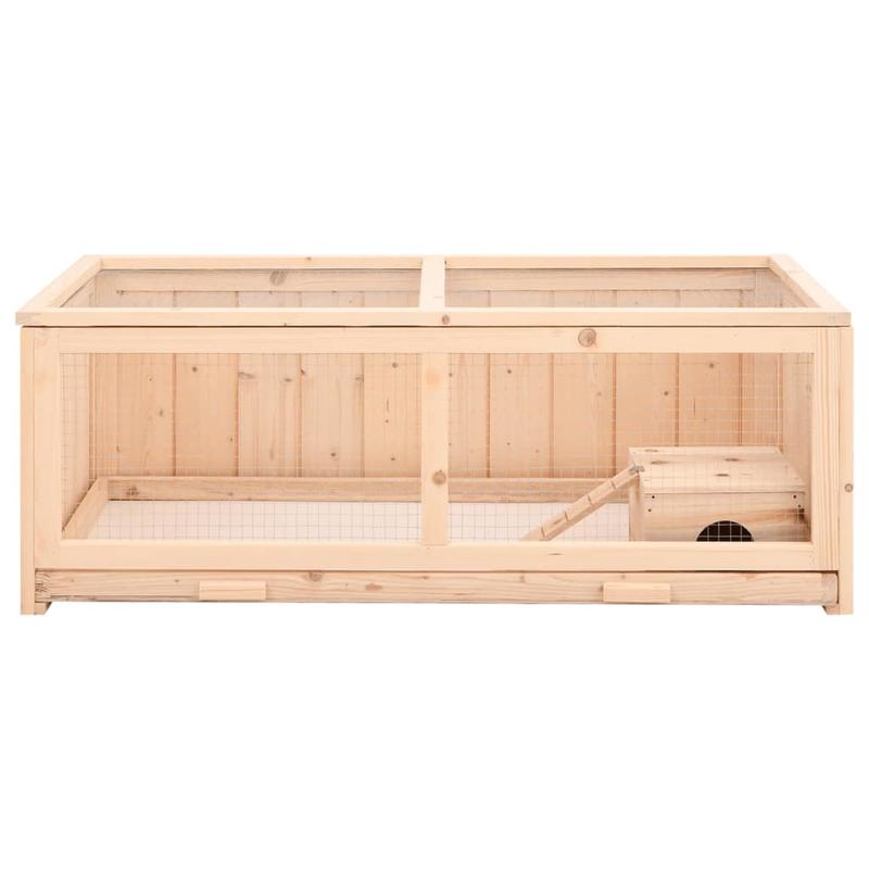 Premium Solid Pine Wood Hamster Cage, 104x52x38 cm – Provide Ample Space for Your Pets