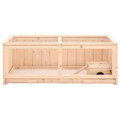 Premium Solid Pine Wood Hamster Cage, 104x52x38 cm – Provide Ample Space for Your Pets