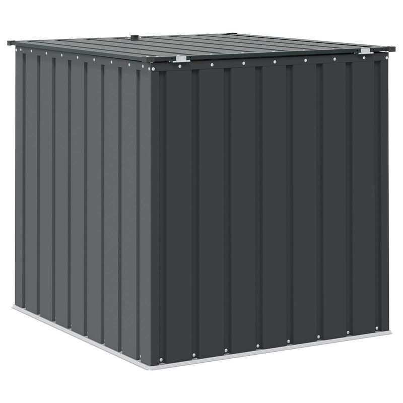 Tuinkist – Tuinbox – Tuinopslag – Opbergkist – Opbergbox – Zwart – Stalen Tuinkist – Ruim Formaat 101,5x107x100 cm