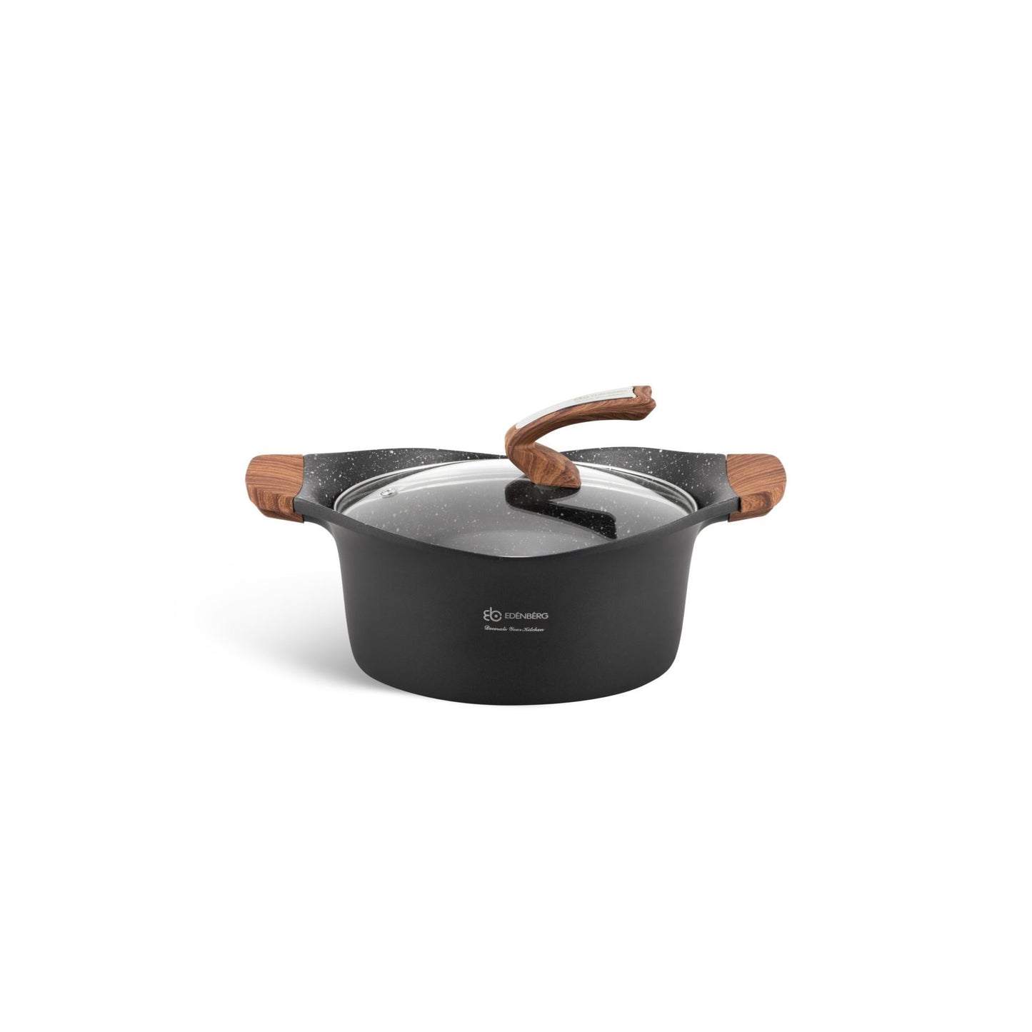 15-Delige Pannenset – Kookpotten – Kookpannen – Inductiepannen – Braadpannen – Inductiegeschikt – Marmeren Non-Stick Coating – Aluminium Met Softgrip Handvatten