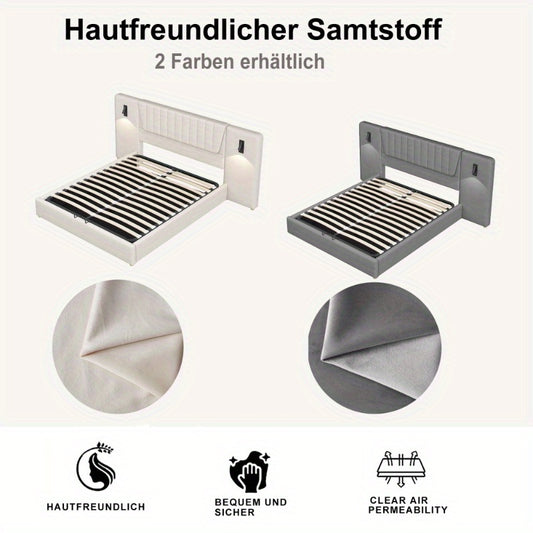 Uitschuifbare Slaapbank – Bedbank – Logeerbed – Sofa Bed – Slaapsofa – Stevig Massief Houten Frame – Inclusief Opbergruimte