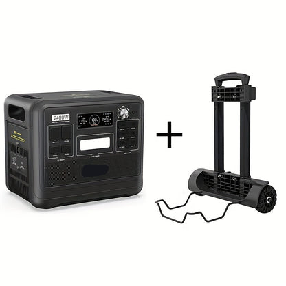 Draagbare Powerstation – Mobiele Generator – Noodstroom – Zonne-accu – 2048Wh Capaciteit – 2400W Output