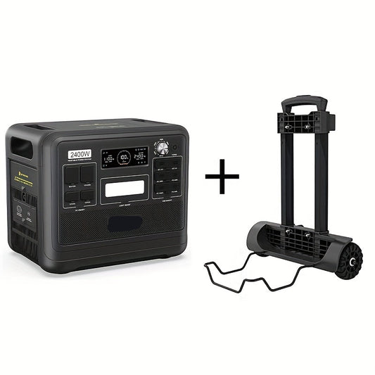 Draagbare Powerstation – Mobiele Generator – Noodstroom – Zonne-accu – 2048Wh Capaciteit – 2400W Output