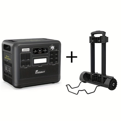 Draagbare Powerstation – Mobiele Batterij – Noodstroom Generator – Outdoor Energiecentrale – Zwart – 2048Wh Capaciteit – 2400W Vermogen