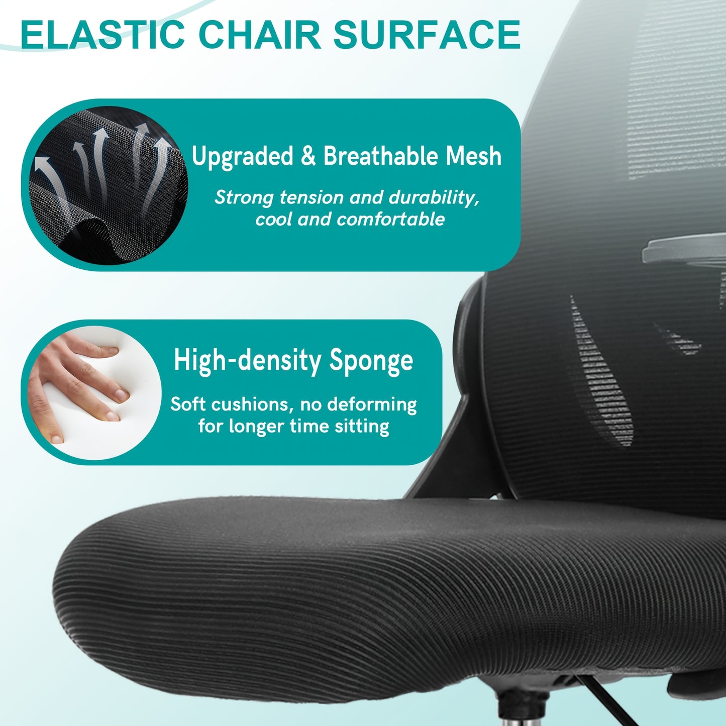 KERDOM Ergonomic High-Back Swivel Drafting Chair - Breathable Mesh Office Chair with Lumbar Support, Adjustable Footrest Ring & Flip-Up Armrests, 360° Swivel Metal Base for Home Office, Art Studio, Standing Desk, Ergonomic O