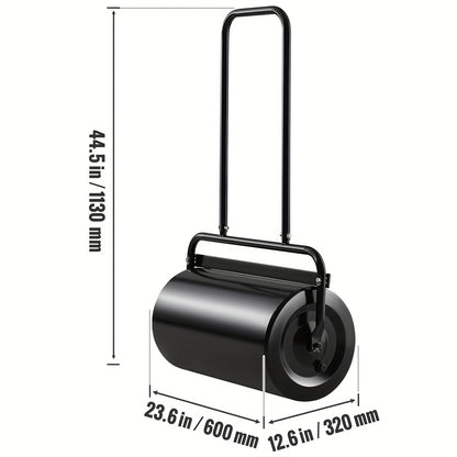 Grondwals – Gazonwals – Graswals – Tuinwals – Gazonroller – 60,96 cm Breedte – Zware Stalen Constructie – 49,21 L Vulcapaciteit – Ergonomisch Handvat – Makkelijk Vullen en Legen