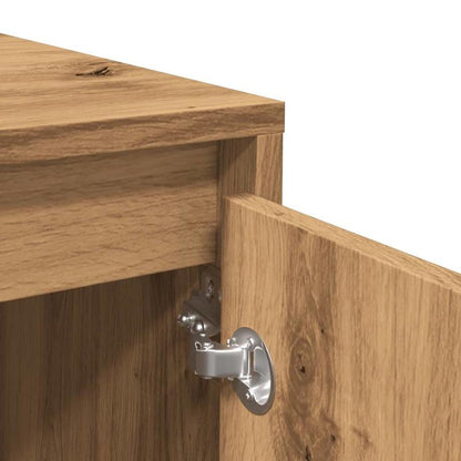 Handgemaakt Eikenhouten Dressoir – Kast – Buffet – Opbergkast – Dressoir – Rustiek Design – 70x41x75 cm – Massief Eikenhout
