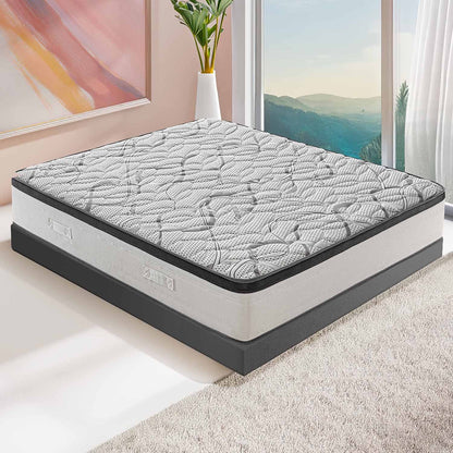 ROYAL DELUXE Mattress with MEMORY Effect - High-Density HR Foam - 100% Orthopedic Made in Italy - Cover with CARBONIO Relaxing Effect