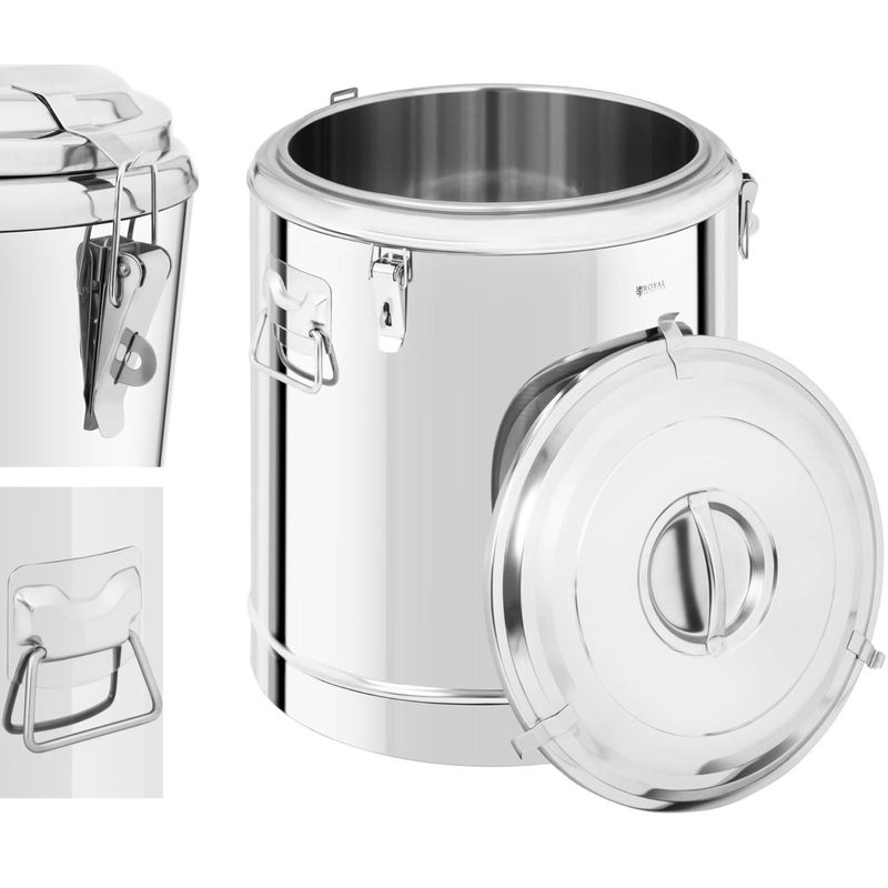 Thermos – Voedselcontainer – Warmhoudcontainer – Cateringcontainer – Isolatiecontainer – 60 Liter – RVS – Houdt Eten 12 Uur Warm