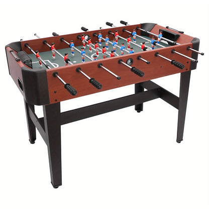 Tafelvoetbaltafel – Voetbalspel – Mokkeltafel – Speeltafel – Oefentafel – Compact Formaat 120x60 cm – Stevig Houten Materiaal