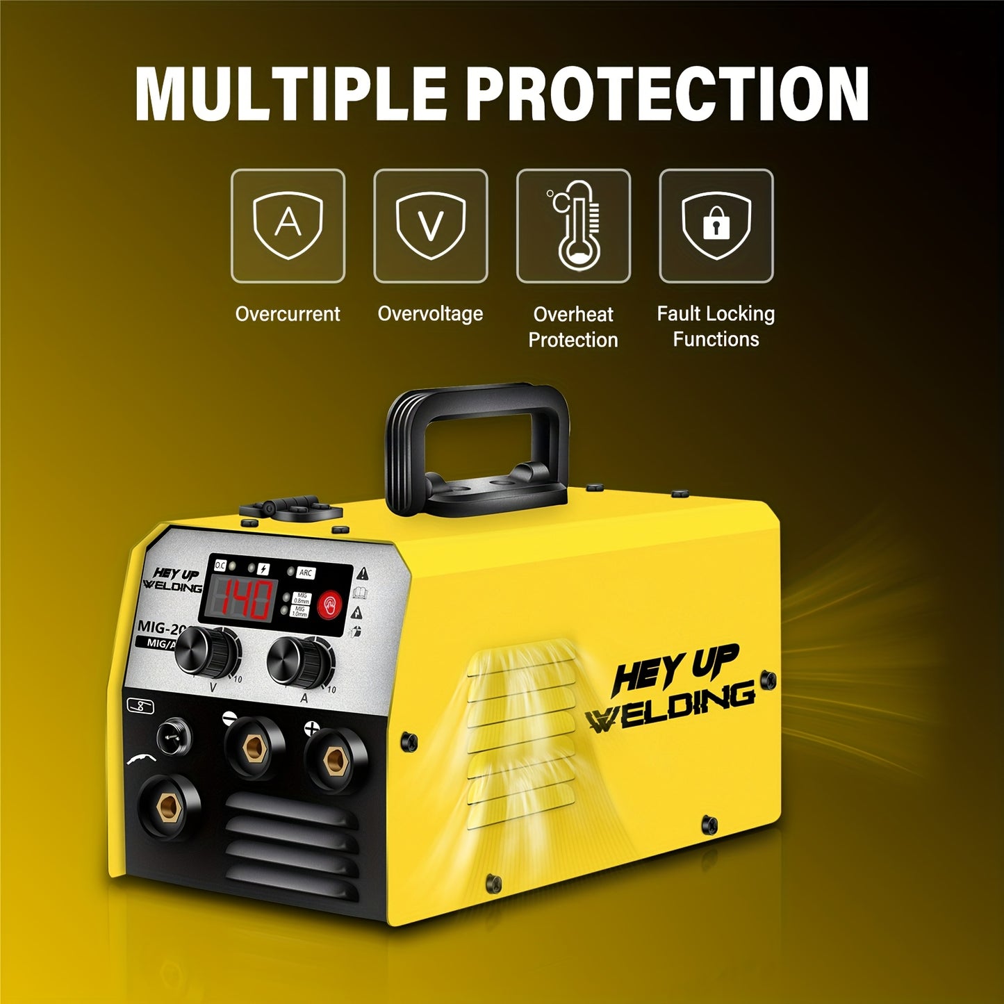 Lasapparaat – Lasmachine – MIG Lasmachine – MMA Lasapparaat – Fluxcore Lasmachine – 2-in-1 Functie – IGBT Inverter Technologie