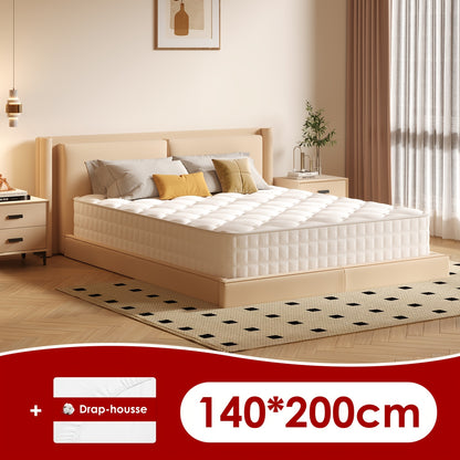 Carroltt Mattress 140/90x200/190, Mattress Height 22cm, Pocket Spring Mattress With Fitted Sheet, Pocket Spring Mattress, 7-Zone Spring Mattress H3