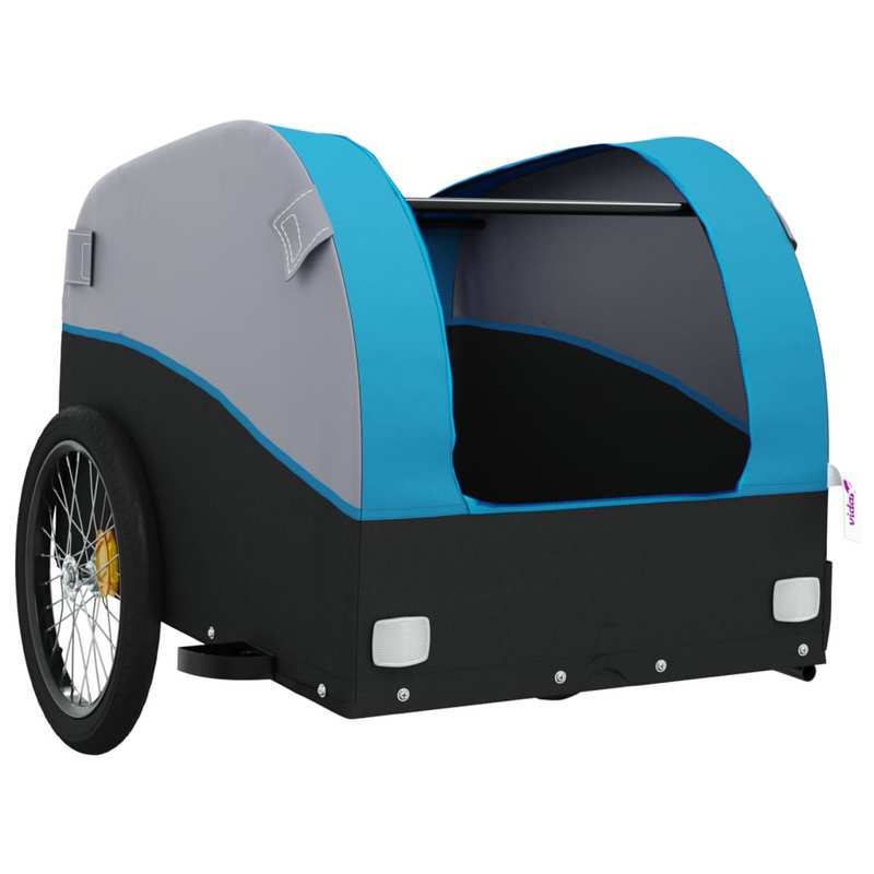 Fietskar – Fietstrolley – Fietsaanhanger – Transportkar – Kinderfietskar – Robuust metalen frame – Max. draaggewicht 45 kg