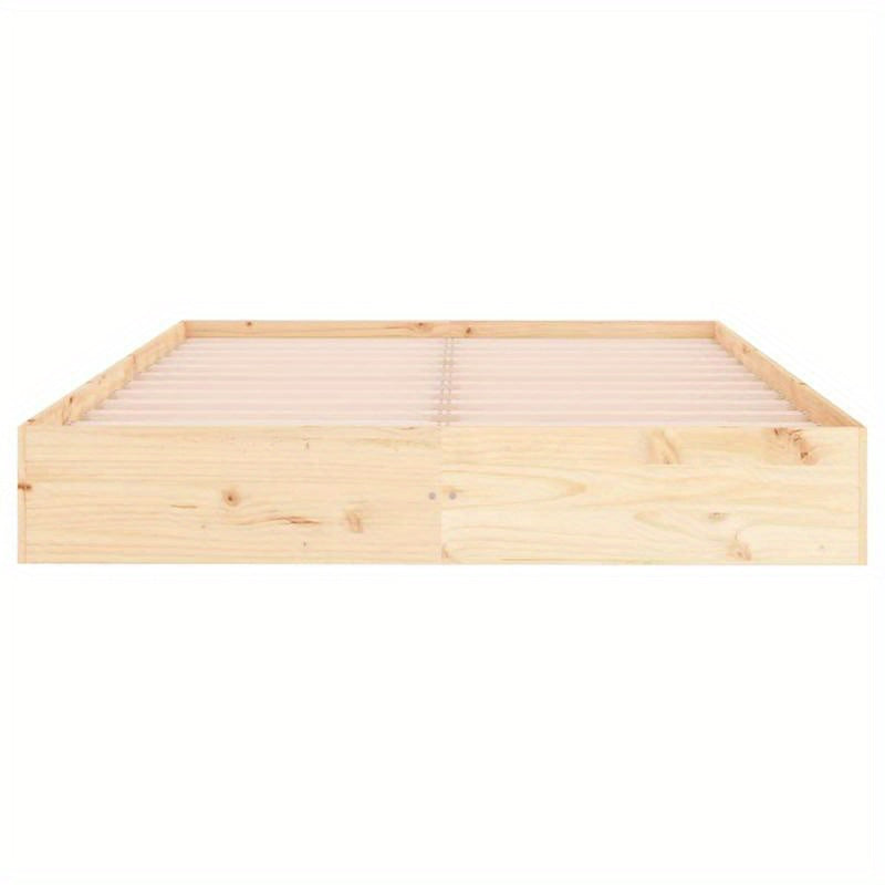 Bedframe – Bed – Kinderbed – Eenpersoonsbed – Meubel – Houten Hardhout – Geschikt Voor Matras 120x200 Cm – Modern Design