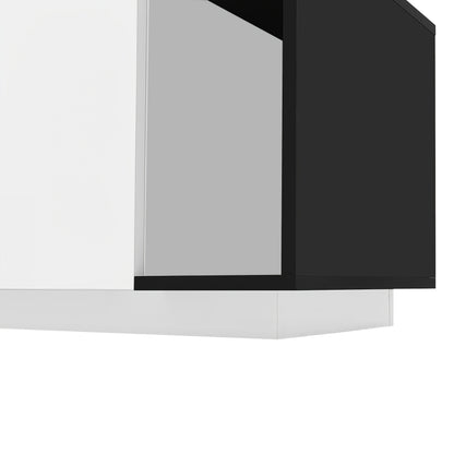 High-gloss TV Stand, Low Cabinet, TV Stand, TV Chest Of Drawers, 170cm - for TVs Up to 70 Inches, with Drawers, Doors And Open Compartments
