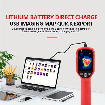 Thermal Camera – Warmtebeeldcamera – Infraroodcamera – Warmtemeter – Temperatuurmeter – 120x90 Resolutie – Temperatuurbereik -20°C tot 400°C