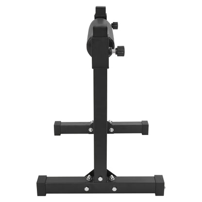 Split Squat Stand – Single Leg Squat Stand – Enkelsquat Hulpmiddel – Enkelroller – Beensteun – Zwart – Verstelbare Hoogte 9 Standen – Robuust Q235 Koolstofstaal