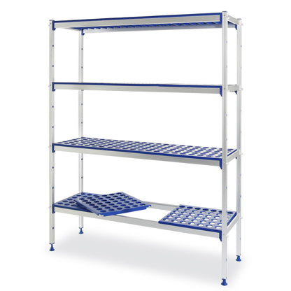 Keukenrek – Opbergrek – Keukentrolley – Keukenorganizer – Keukenkast – Aluminium Frame – 112 cm Breedte