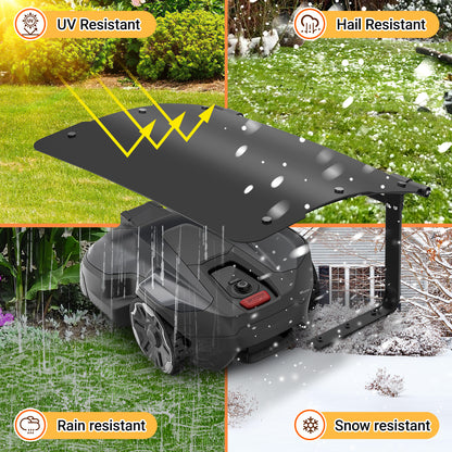 Robotmaaier Overkapping – Tuinrobot Garage – Robotgrasmaaier Bescherming – Robotmaaier Shelter – Opvouwbare Overkapping – Compact Formaat 73x57x40 cm – Duurzaam Kunststof
