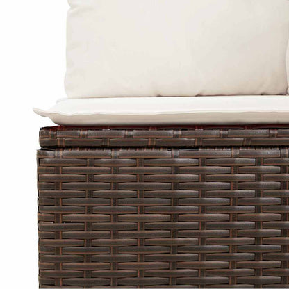Tuinbank – Buitenbank – Loungeset – Balkonbank – Tuinmeubel – Modulair Ontwerp – Handgevlochten Weerbestendig Rattan
