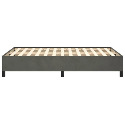 Bed frame without Mattress Grigio Scuro 120x200cm Velvet Practical, removable, suitable for all seasons