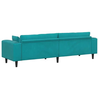 Velvet bank – Fluwelen sofa – Zitbank – Slaapbank – Loungebank – Geel zonder ottomaan – Zacht schuimvulling – Stevig houten frame