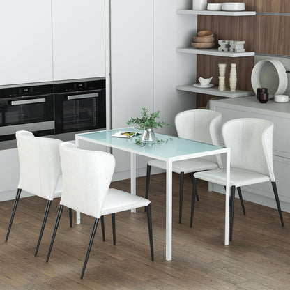 Eettafel – Tafel – Keukentafel – Eetkamertafel – Witte Tafel – Modern Design – Groot Formaat 120x60 cm