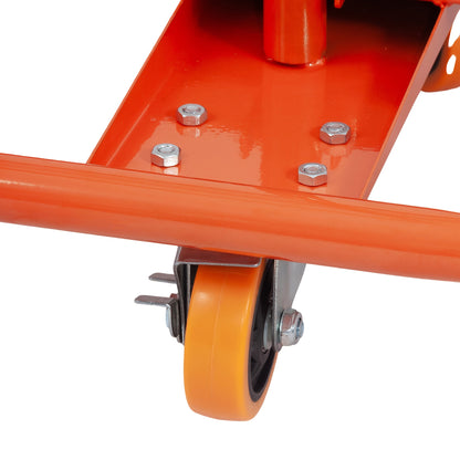 Plaatentrolley – Platenwagen – Rigips Trolley – Panelentrolley – Transportwagen – Draagvermogen 1000 kg – Robuust Stalen Frame – Oranje