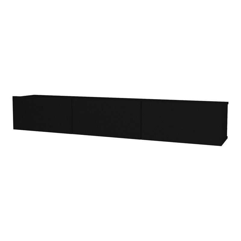 TV Meubel – TV Kast – Televisiekast – Meubel – Media Meubel – Zwevend Ontwerp – 180x31x29,5 cm – Wit Spaanplaat