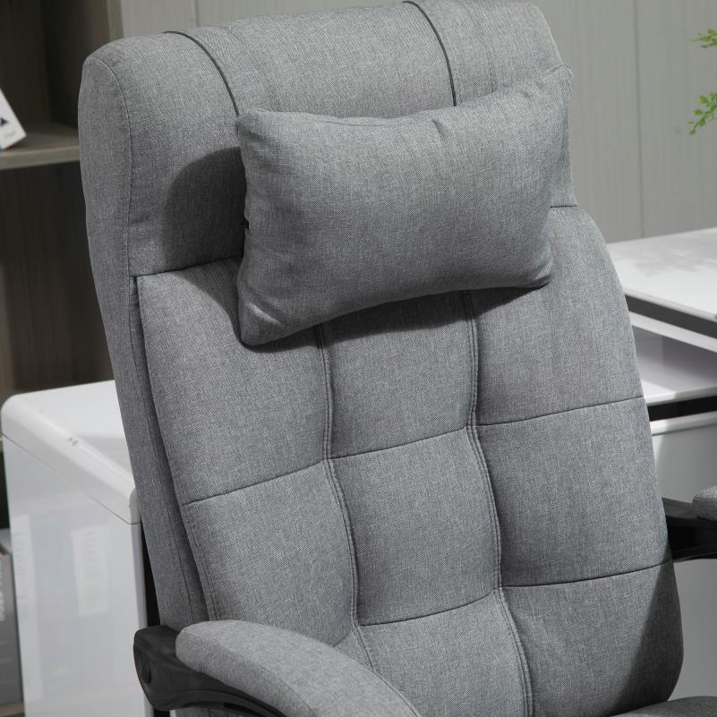 Bureaustoel – Ergonomische Stoel – Office Chair – Draaistoel – Bureaustoelen – Verstelbare Rugleuning – Aluminium Frame – Max. 120 kg Belastbaar – Polyester Kussen