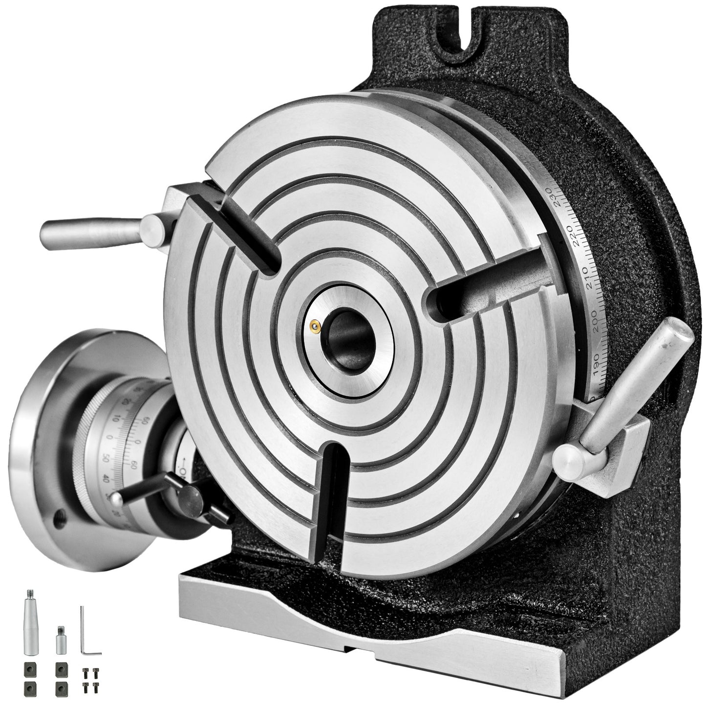 Draaibank – Precisiedraaibank – Houtdraaibank – Mini Draaibank – Draaibank Tafel – 8 Inch (200 mm) – Gietijzeren Constructie – 360° Nauwkeurige Indexering