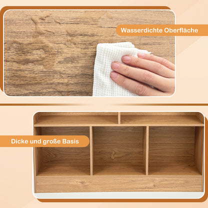 Boekenkast – Vakkenkast – Opbergkast – Kast – Wandkast – 10 Compartimenten – MDF Hout – Anti-Kantelbescherming