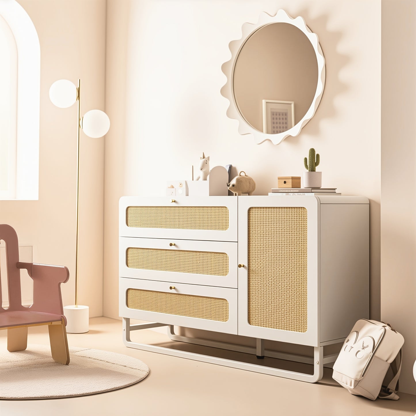 Salontafel – Koffietafel – Woonkamertafel – Tafeltje – Sofa Tafel – Zwart Bamboe – Dubbel Glazen Blad – 2 Ruime Laden – Modern Rechthoekig Design