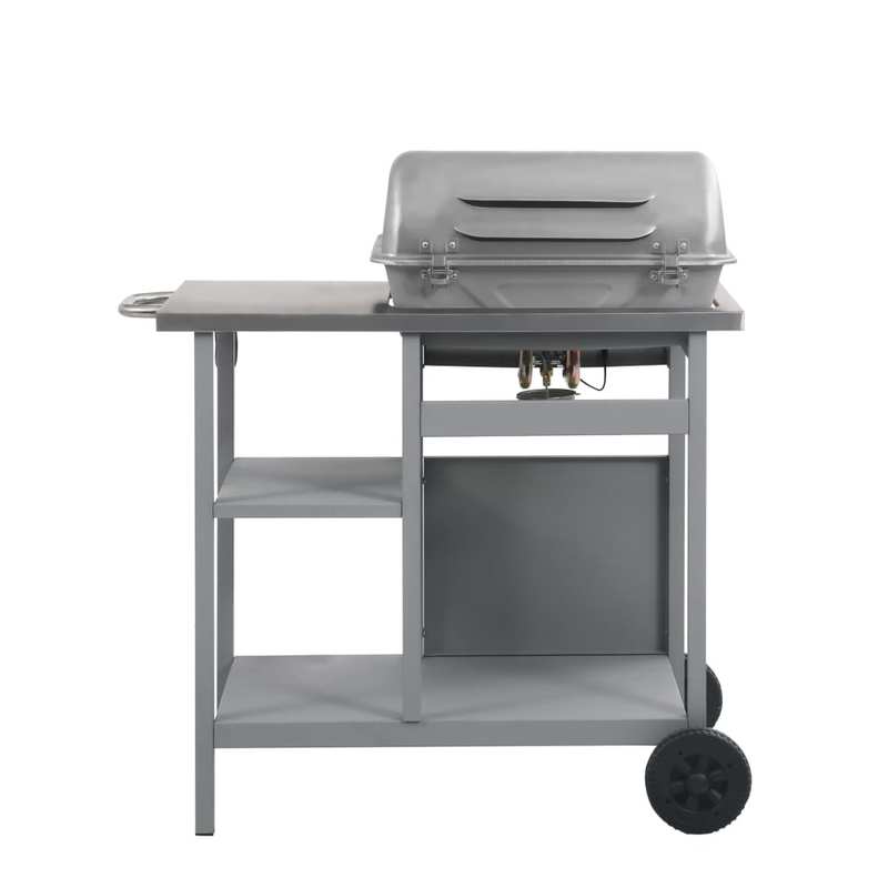 Barbecue – Buitenkeuken – Grill – Braadrooster – Gasbarbecue – Roestvrij Staal – 49x33 cm Grilloppervlak – 5,5 kW Gasvermogen