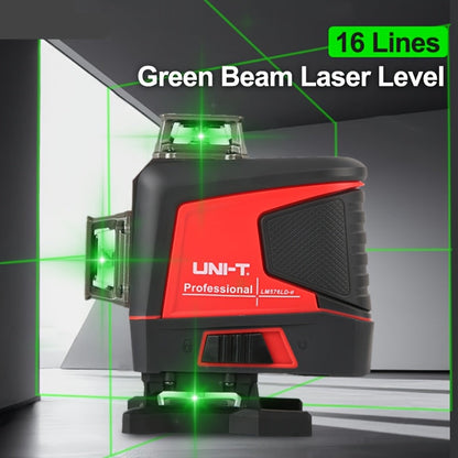 Laserwaterpas – Laserwaterpas 16 Lijnen – Lijnlaser – Nivelleerinstrument – Waterpas Laser – 16 Lijnen Voor Precisie – 360° Draaibare Basis – Oplaadbare Lithium Accu