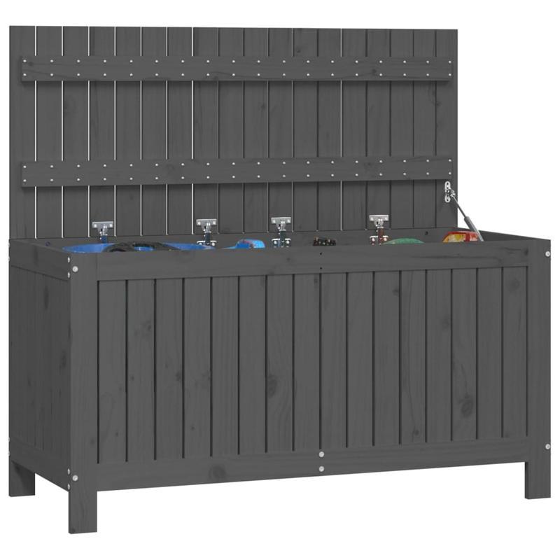 Tuinkist – Opbergbox – Kussenbox – Tuinopbergkast – Opbergkist – Massief Dennenhout – 115x49x60 cm – Weerbestendig – Minimalistisch Design