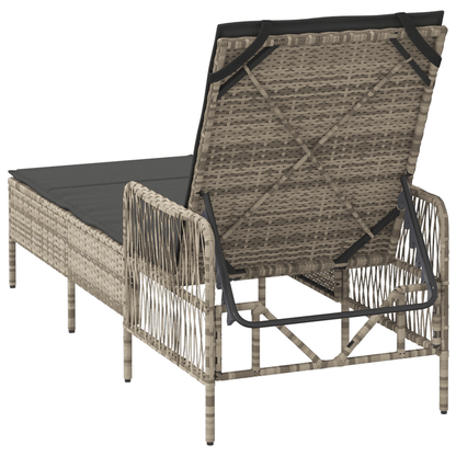 Inklapbaar Loungebed – Sunlounger – Ligstoel – Tuinstoel – Balkonstoel – Ergonomisch Design – Weerbestendig Rattan