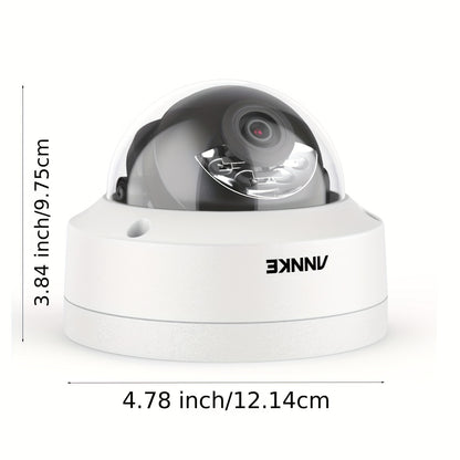 Beveiligingscamera – Camerabewaking – Buitencamera – IP Camera – 4K Ultra HD Resolutie – Dubbel Kleurennachtzicht – Ingebouwde Microfoon – PoE Aansluiting