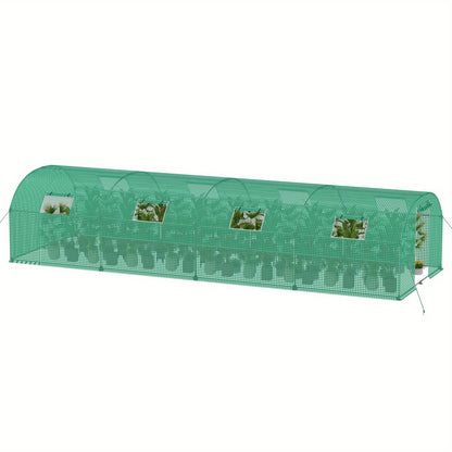 Tuinkas – Kas – Groentekas – Kweekkas – Serre – 3 x 4 x 2 Meter – Gegalvaniseerd Stalen Frame – UV- en Insectenbestendige Folie