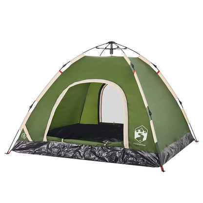 3-Persoons Tent – Camping Tent – Kampeertent – Buitentent – Lichtgewicht Tent – Groen – Snel Op Te Zetten – Waterafstotend Polyester