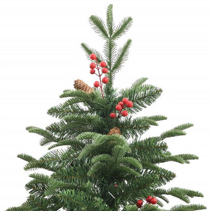 Kerstboom – Kunstkerstboom – Kunstboom – Dennenboom – Nepkerstboom – 210 cm Hoog – Inklapbaar Met Metalen Standaard
