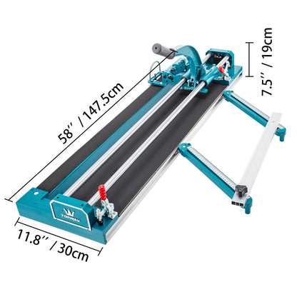 Tegelsnijder – Tegelknipper – Tegelzaag – Tegelsnijapparaat – Handmatige Tegelknipper – Laserpositionering – Sterk Legeringsstaal Frame – Snijbreedte 35-1200 mm