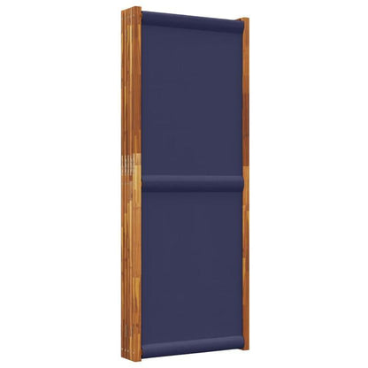 Kamerscherm – Ruimteverdeler – Privacy Scherm – Scheidingswand – Room Divider – Donkerblauw – Vrijstaand – 350x180 cm – Geen Stroom Nodig