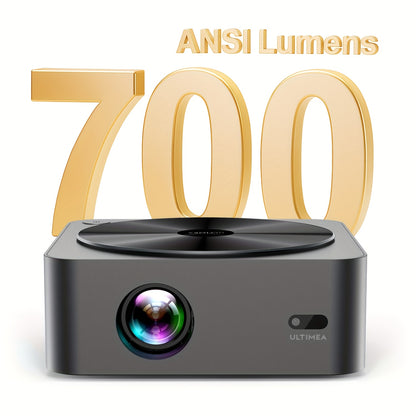 Beamer – Projector – Mini Beamer – Thuisbioscoop – Full HD 1080p – 700 ANSI Lumen – Automatische Focus & 6D Keystone Correctie – HDR10 & Draadloos WiFi