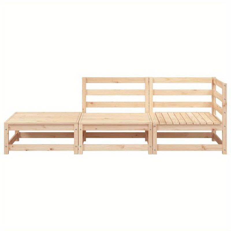 Tuinmeubelen – Buitenmeubilair – Tuinbank – Terrasset – Balkonmeubels – Warm Bruin – Weerbestendig materiaal – Lichtgewicht en Onderhoudsvriendelijk