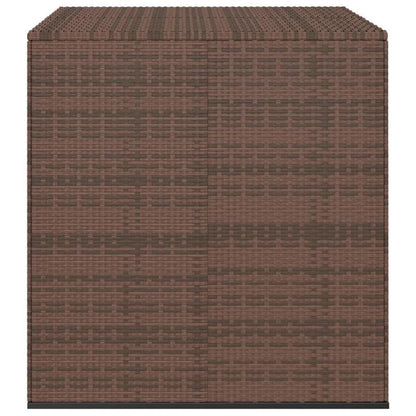 Kussenbox – Opbergbox – Tuinkussenbox – Tuinbox – Buitenbox – Grote Opbergbox 100x97,5x104 cm – Weerbestendig PE-Rattan Design – Hefdeksel Met Gasveer