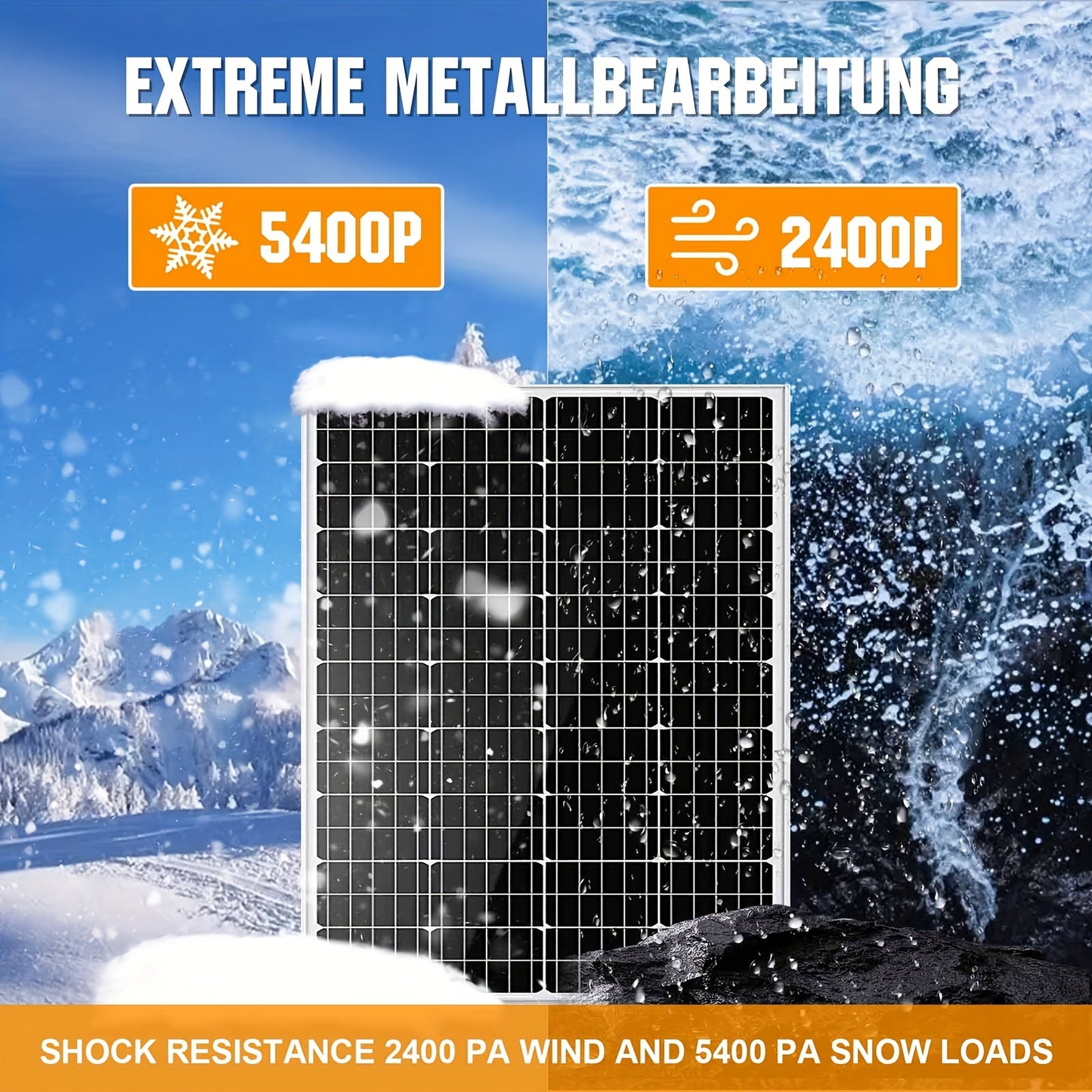 Zonnepaneel – Solar Module – Solar Panel – Photovoltaïsch Paneel – Zonne-energie – 120W Vermogen – Monokristallijn Silicium – 12V Uitgang