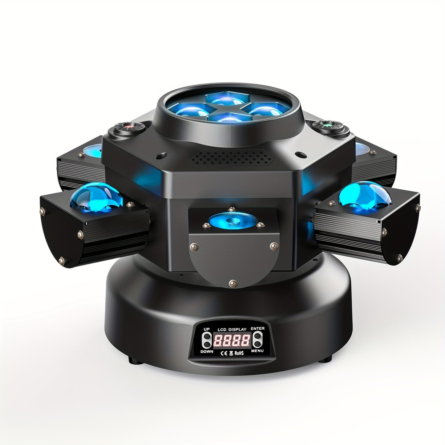 Partyverlichting – Stage Light – Feestverlichting – DJ Verlichting – Event Light – 150W RGBW LED – Dynamische 540° Pan/Tilt